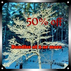 50% off, bundle of 2 or more